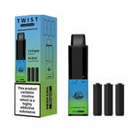 Happy Vibes Twist 2400 Disposable Vape Pen Box of 5 Blueberry Kiwi