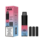 Happy Vibes Twist 2400 Disposable Vape Pen Box of 5 Blueberry Sour Rasberry