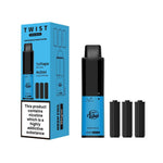 Happy Vibes Twist 2400 Disposable Vape Pen Box of 5 Crazy Blue