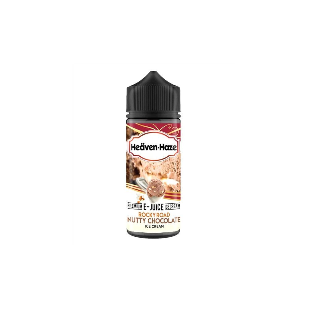 Heaven Haze 100ml Shortfill Rocky Road (Nutty Chocolate)