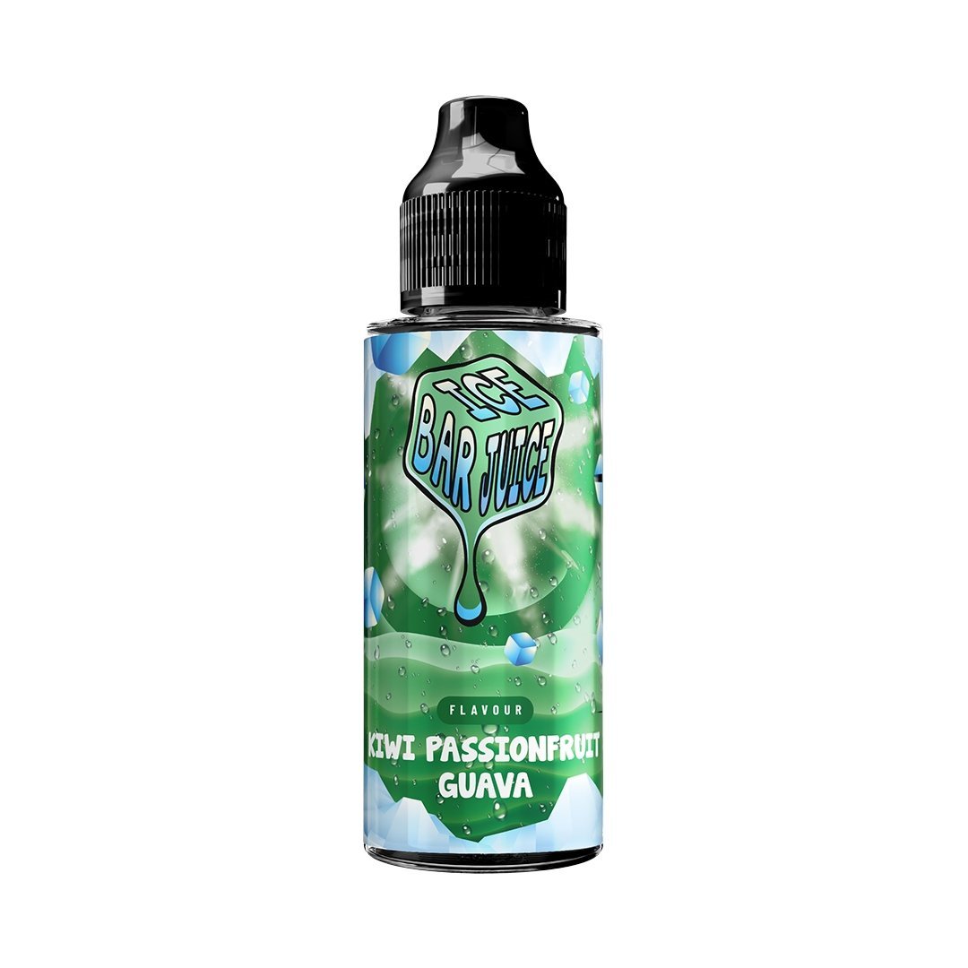 Ice Bar Juice 100ml Shortfills E - liquids Kiwi Passionfruit Guava