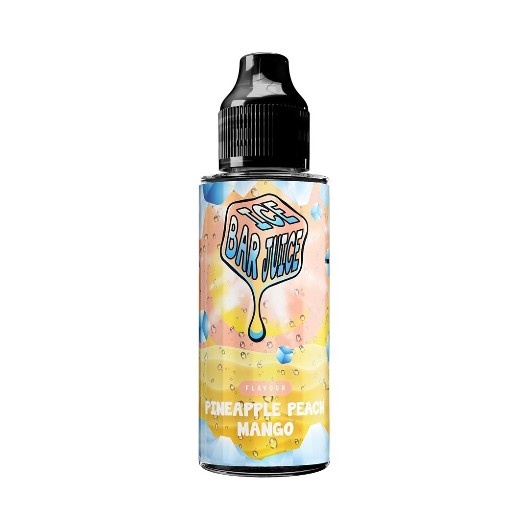 Ice Bar Juice 100ml Shortfills E - liquids Pineapple Peach Mango