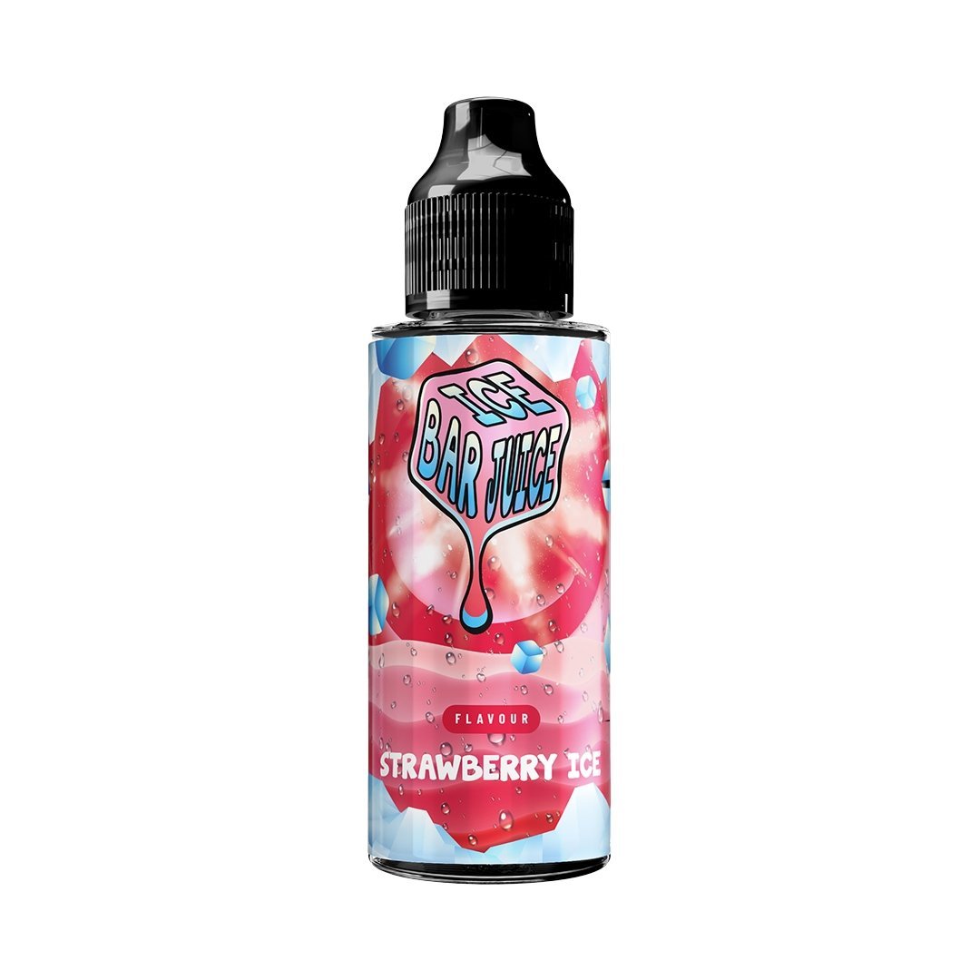 Ice Bar Juice 100ml Shortfills E - liquids Strawberry Ice