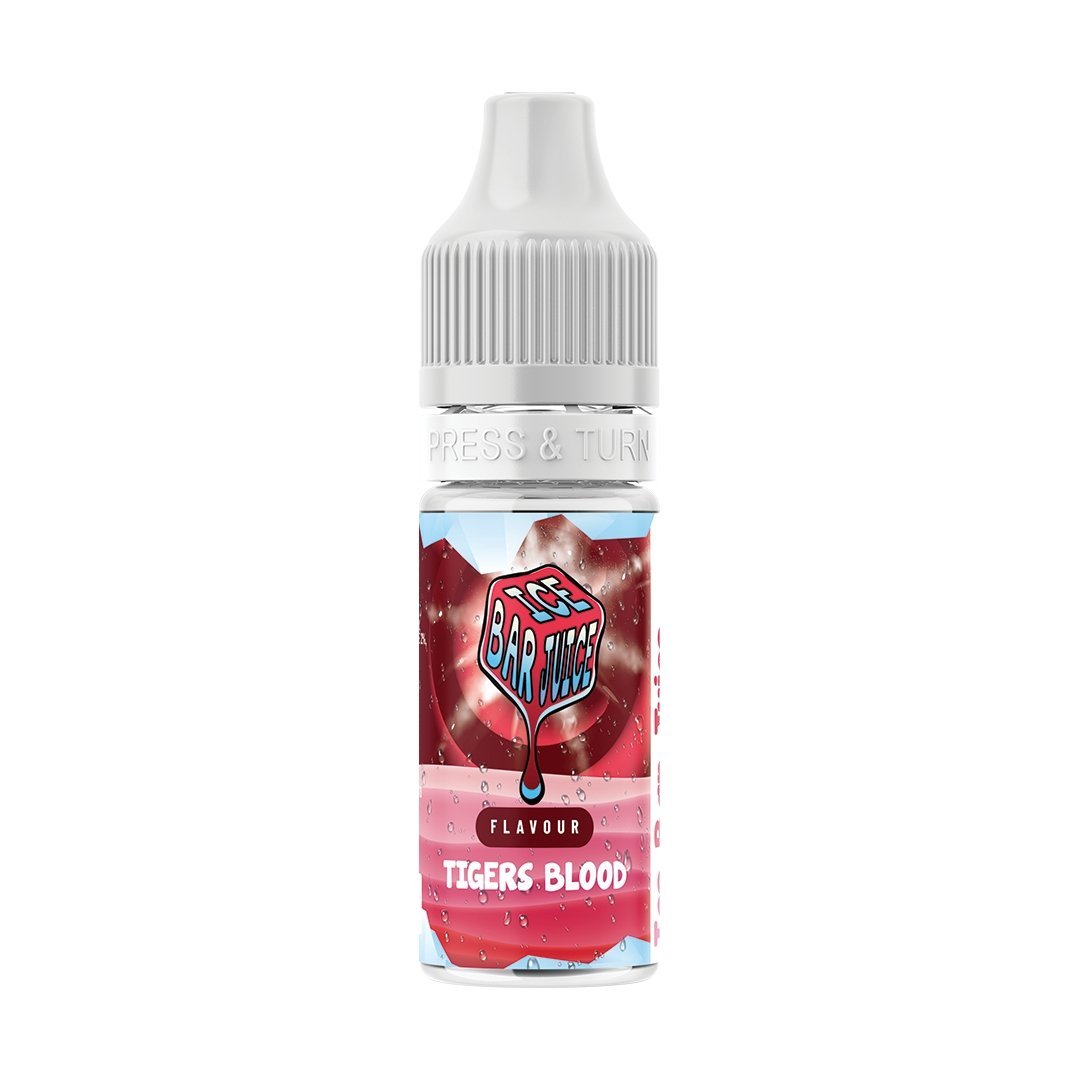 Ice Bar Juice Nic Salts - 10ml E - liquids - Box of 10 Tiger Blood