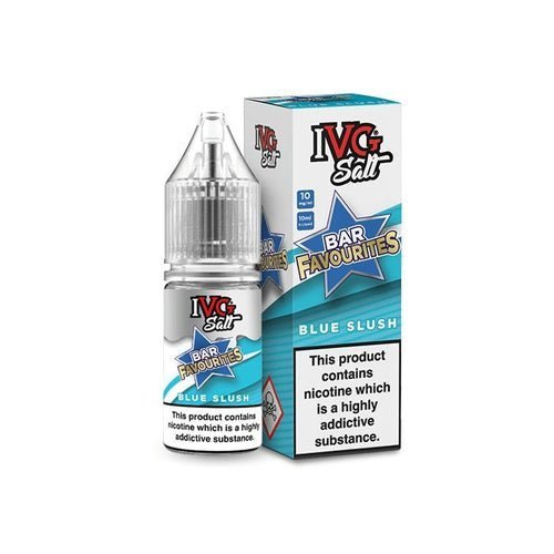 IVG Nic Salt Bar Favourite 10ml E Liquid - Pack Of 10 Blue Slush