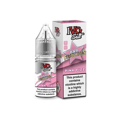 IVG Nic Salt Bar Favourite 10ml E Liquid - Pack Of 10 Pink Fizz