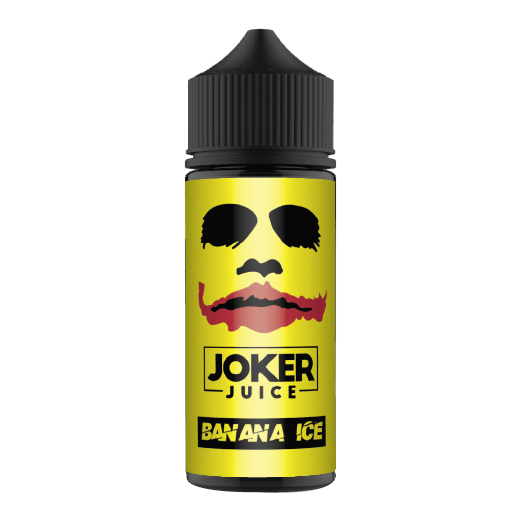 Joker Juice 100ml E - liquid Shortfill Banana Ice