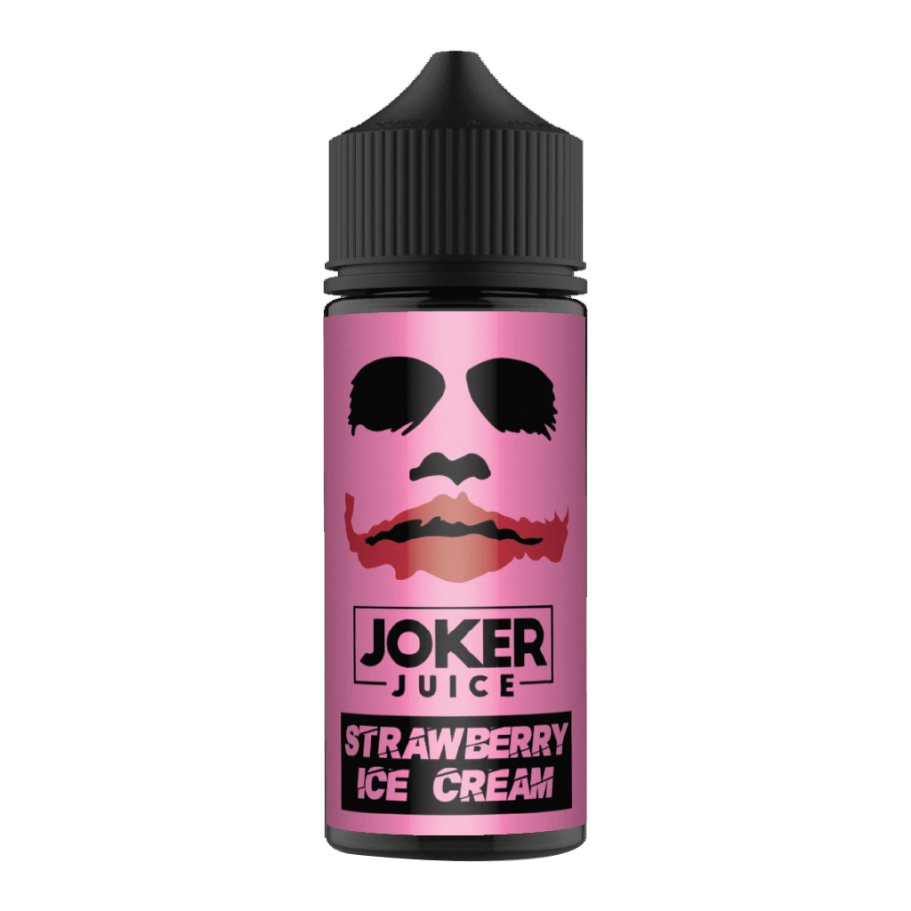 Joker Juice 100ml E - liquid Shortfill Strawberry Ice Cream