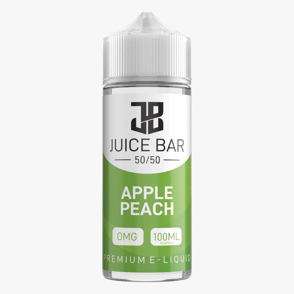 Juice Bar 100ml E liquid Shortfill Apple Peach