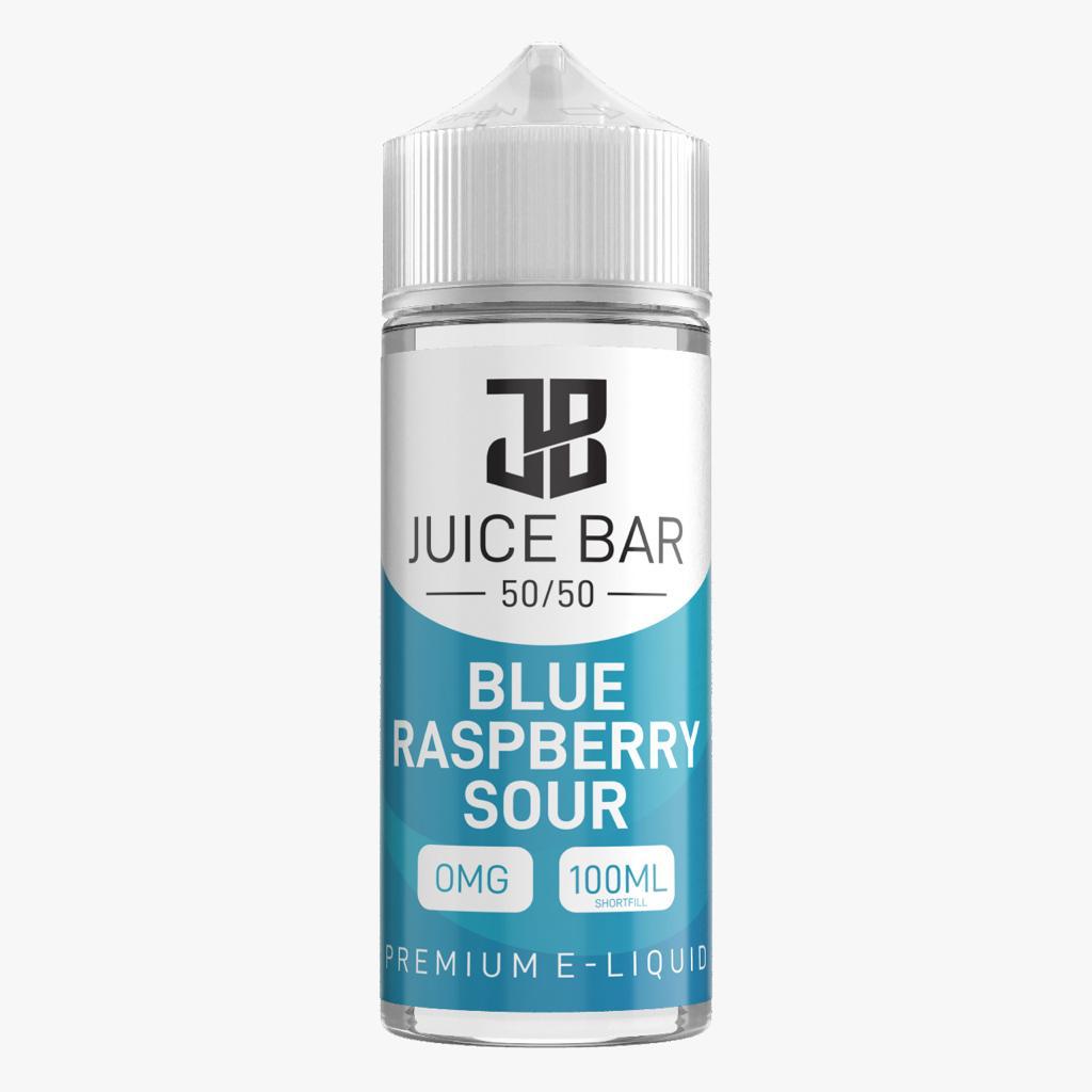 Juice Bar 100ml E liquid Shortfill Blue Raspberry Sour