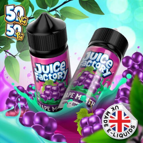 Juice Factory E - Liquid 100ml E - liquids Grape Menthol