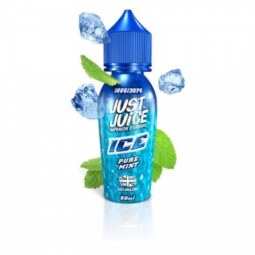 Just Juice Ice Range 50ml Shortfill E - liquids Pure Mint