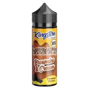 Kingston 50/50 Desserts 100ML Shortfill Brownies & Cream