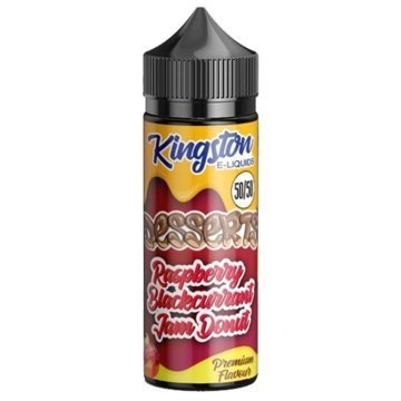 Kingston 50/50 Desserts 100ML Shortfill Raspberry Blackcurrant Jam