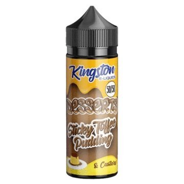 Kingston 50/50 Desserts 100ML Shortfill Sticky Toffee Pudding