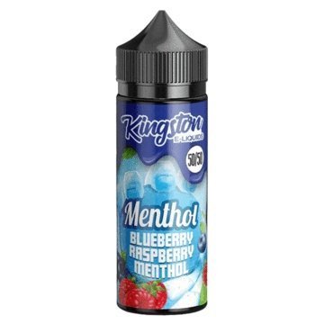 Kingston 50/50 Menthol 100ML Shortfill Blueberry Raspberry Menthol