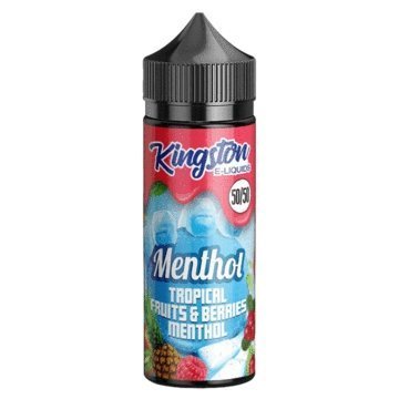 Kingston 50/50 Menthol 100ML Shortfill Tropical Fruits & Berries Menthol