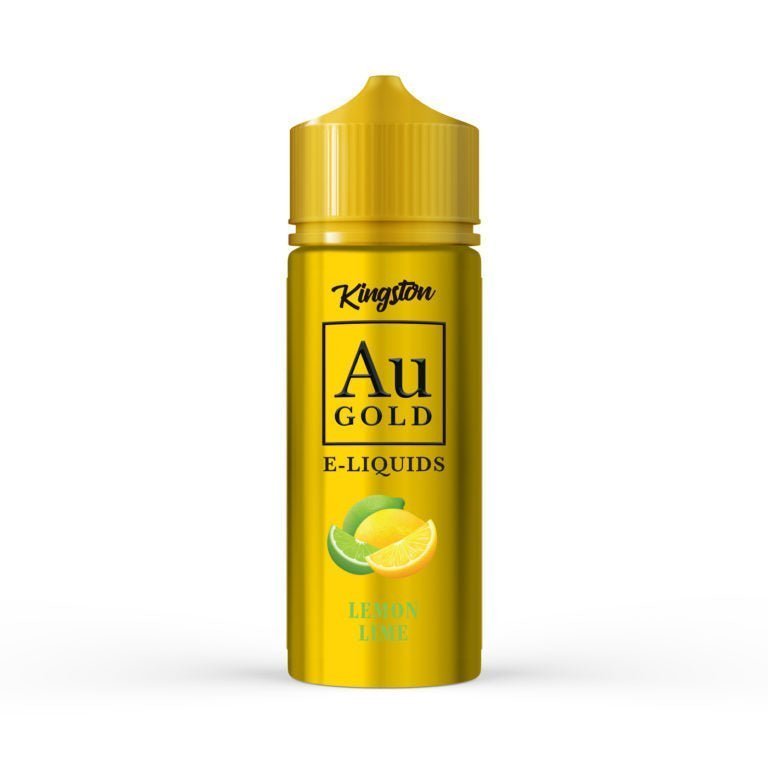 Kingston AU Gold 100ml E - liquid Shortfill Lemon Lime