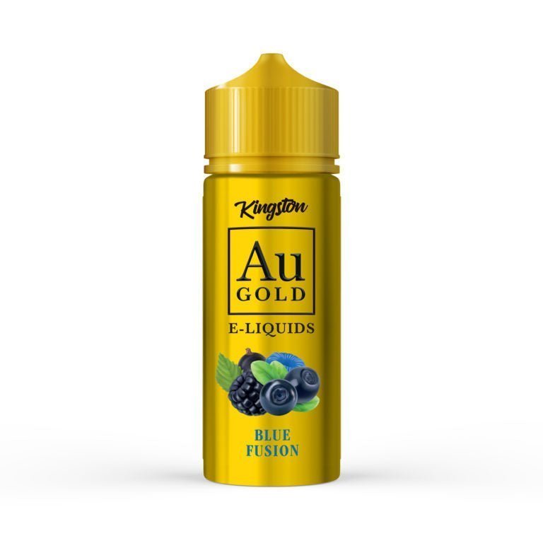 Kingston AU Gold 100ml E - liquid Shortfill Blue Fusion