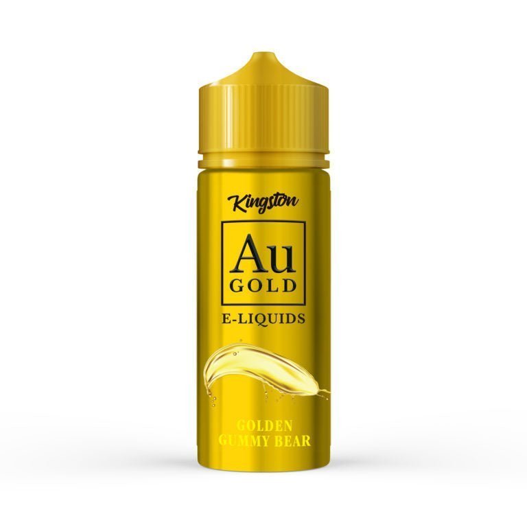 Kingston AU Gold 100ml E - liquid Shortfill Golden Gummy Bear