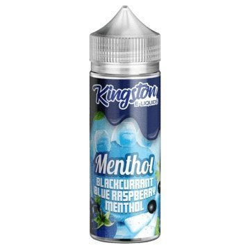 Kingston Menthol 100ML Shortfill Blackcurrant Blue Raspberry Menthol