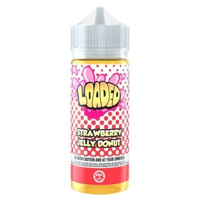 Loaded 100ML Shortfill Strawberry Jelly Donut