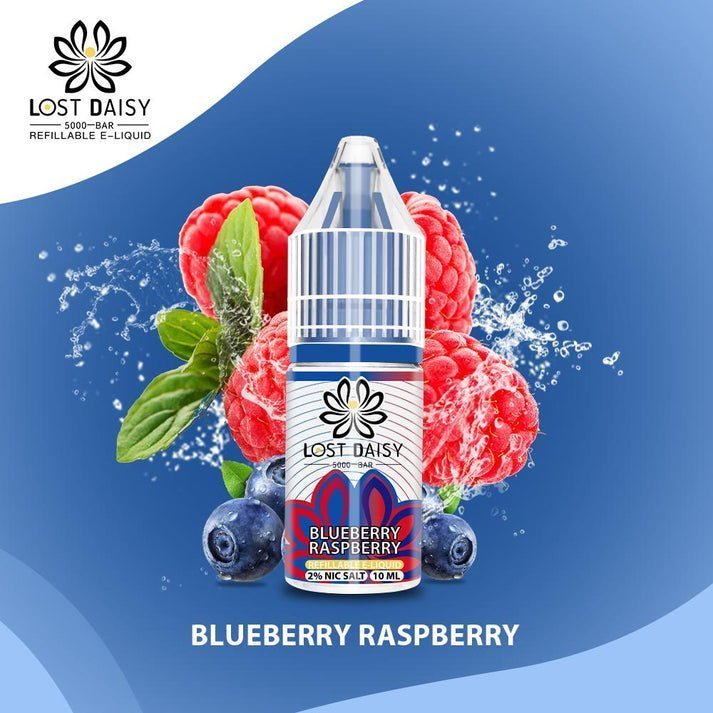 Lost Daisy 5000 Bar Salt 10ml - Box of 10 Blueberry Raspberry