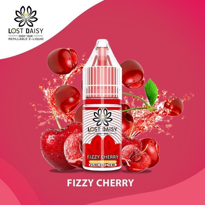 Lost Daisy 5000 Bar Salt 10ml - Box of 10 Fizzy Cherry