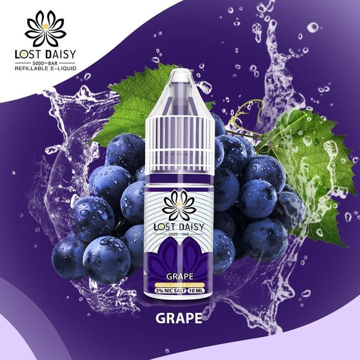 Lost Daisy 5000 Bar Salt 10ml - Box of 10 Grape
