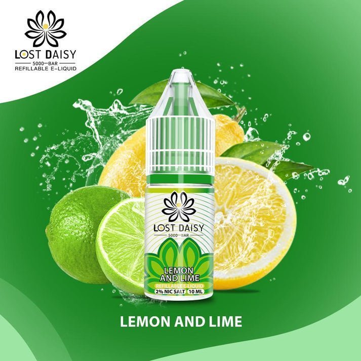 Lost Daisy 5000 Bar Salt 10ml - Box of 10 Lemon Lime