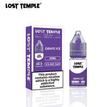 Lost Temple Nic Salts 10ml - Box of 10 Grape Ice