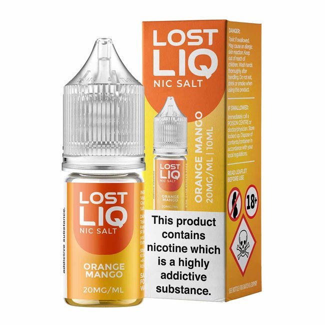 Lostliq 3000 Nic Salts 10ml - Box of 10 Orange Mango