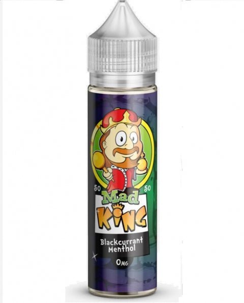 Mad King 50/50 E - liquids 50ml Shortfill Berry Menthol