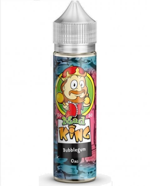 Mad King 50/50 E - liquids 50ml Shortfill Bubblegum