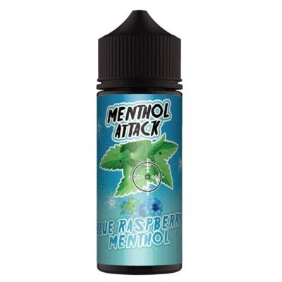 Menthol Attack 100ML Shortfill Blue Raspberry Menthol