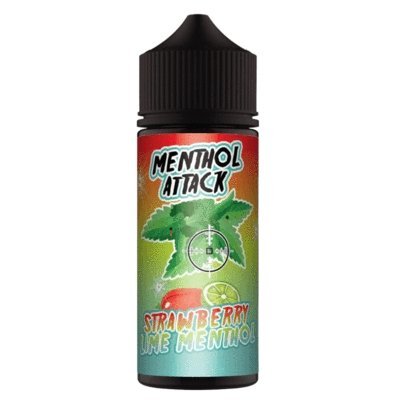 Menthol Attack 100ML Shortfill Strawberry Lime Menthol