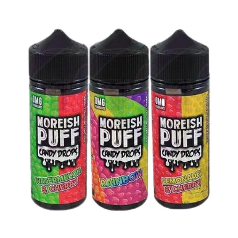 Moreish Puff Candy Drops 100ML Shortfill Rainbow