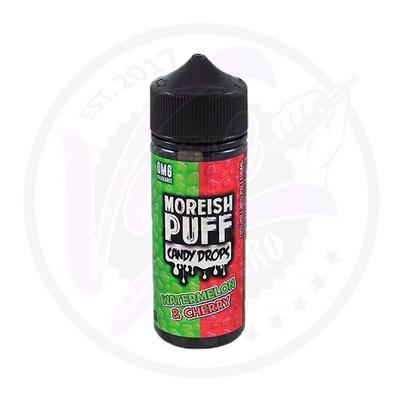 Moreish Puff Candy Drops 100ML Shortfill Watermelon & Cherry