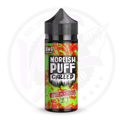 Moreish Puff Chilled 100ML Shortfill Strawberry Kiwi