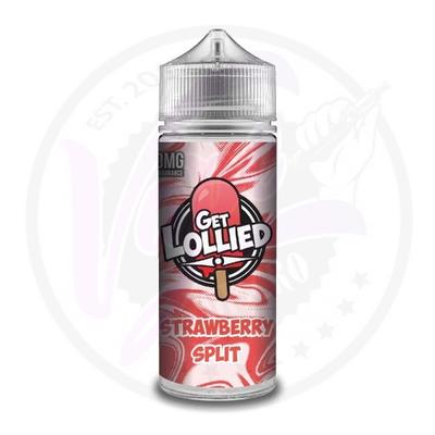 Moreish Puff Get Lollied 100ML Shortfill Strawberry Split