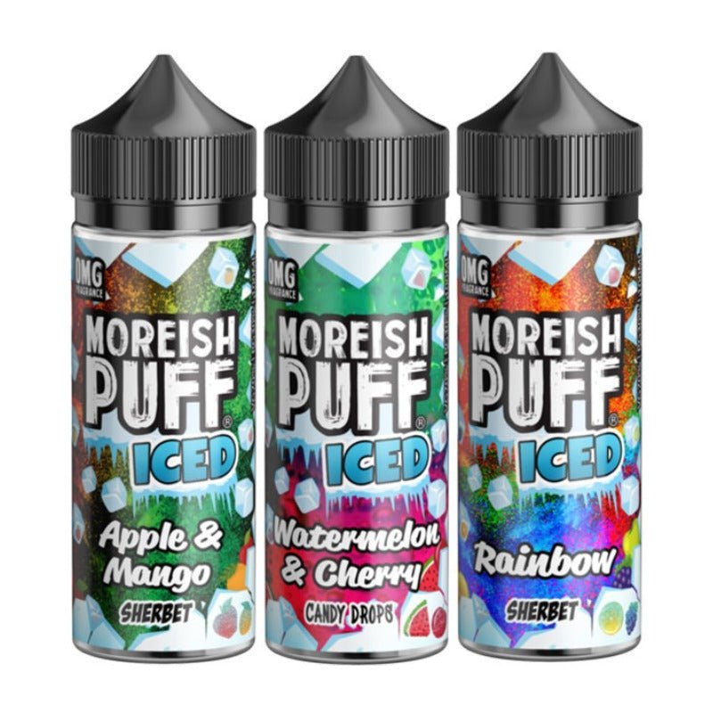 Moreish Puff Iced 100ML Shortfill Blackberry Fruits
