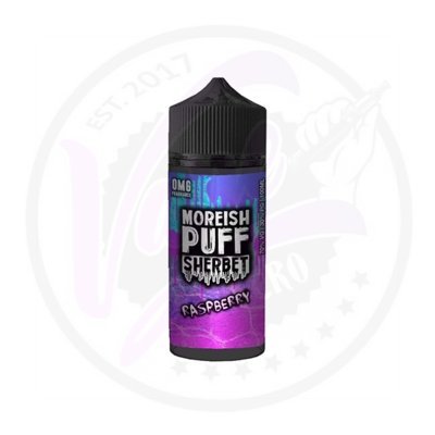 Moreish Puff Sherbet 100ML Shortfill Raspberry