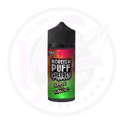 Moreish Puff Sherbet 100ML Shortfill Apple & Mango