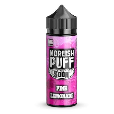 Moreish Puff Soda 100ML Shortfill Pink Lemonade
