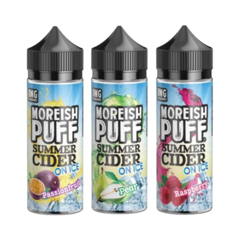 Moreish Puff Summer Cider On Ice 100ML Shortfill Pear