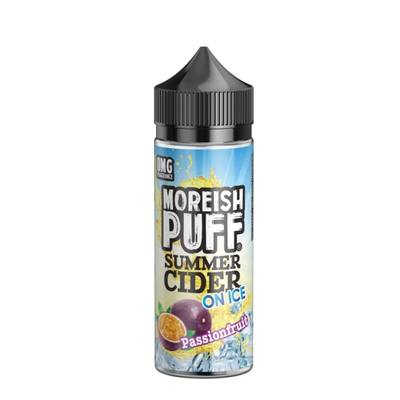Moreish Puff Summer Cider On Ice 100ML Shortfill Passionfruit