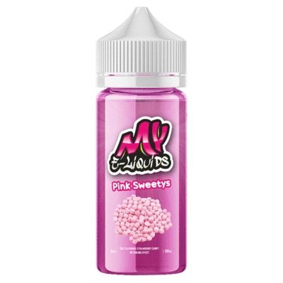 My E - Liquids 100ML Shortfill Pink Sweetys