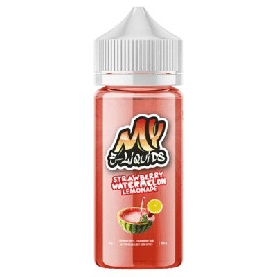 My E - Liquids 100ML Shortfill Strawberry Watermelon Lemonade