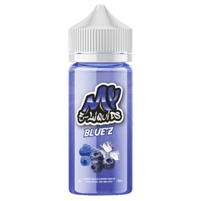 My E - Liquids 100ML Shortfill Blue'z