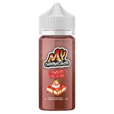 My E - Liquids Cheesecakes 100ML Shortfill Strawberry Cheesecake